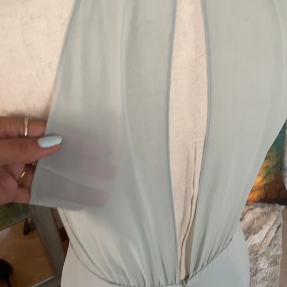 Reiss Mint Kite Halter Dress Sz 6 - Picture 4 of 6